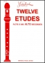 12 Etudes - Flte  bec alto - Mario Duschenes