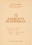 72 exercices rythmiques vol. 1a (trés facile)