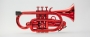 Cornet Tromba plastique ABS rouge métallique