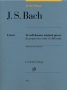 BACH J. S. : At the piano - 16 well known original pieces
