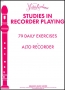 Studies In Recorder Playing - Alto Recorder - Mario DUSCHENES